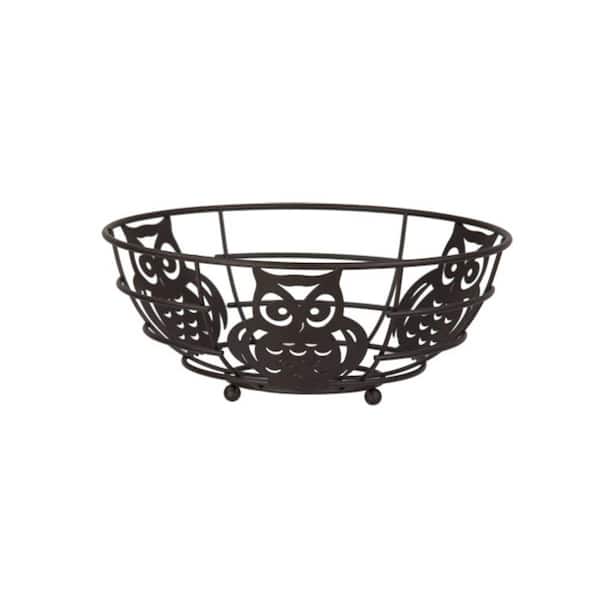 Home Basics Bronze Fruit Bowl