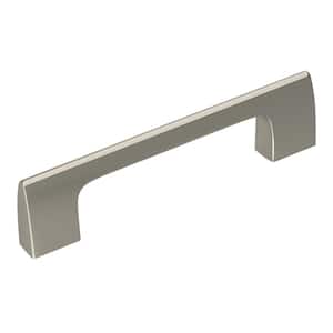 Riva 3-3/4 in. (96 mm) Center-to-Center Polished Nickel Drawer Pull