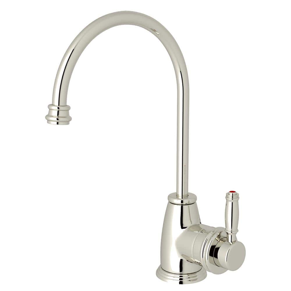 ROHL Gotham Single Handle 10 in. Faucet for Instant Hot Water Dispenser in  Polished Nickel MB7945LMPN-2 The Home Depot