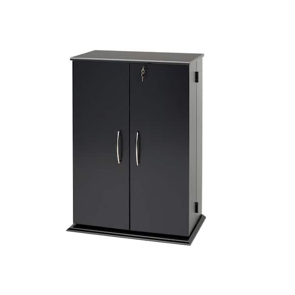 Have a question about Prepac Black Locking Cabinet with