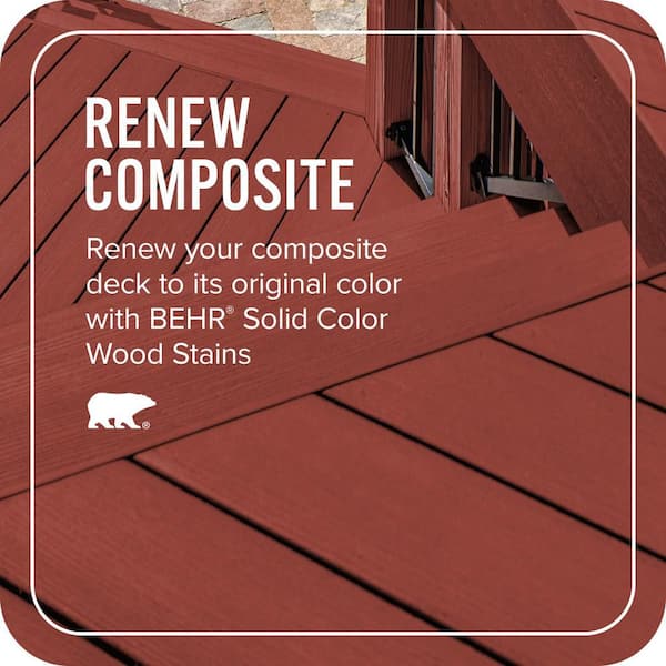 BEHR DECKplus 1 gal. #PPU2-17 Morocco Red Solid Color