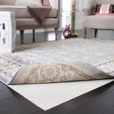 8 Round Rug Pads Rugs The Home Depot, Round Rug Pads Hardwood Floors
