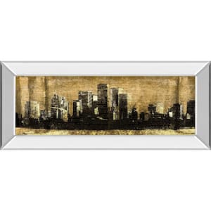"Defined City Il" By Sd Graphic Studio Mirror Framed Print Wall Art 18 in. x 42 in.