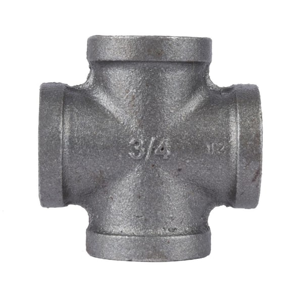 3/4 in. Black Iron Cross