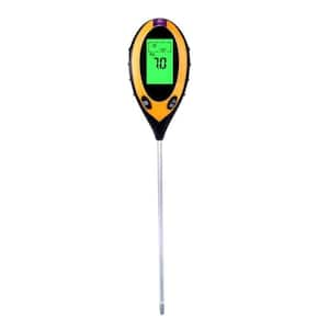 Soil Moisture Meter, 4-in-1 Soil pH Tester, Soil Moisture /Light /Temperature /pH Meter for Gardening, Lawn, Farming