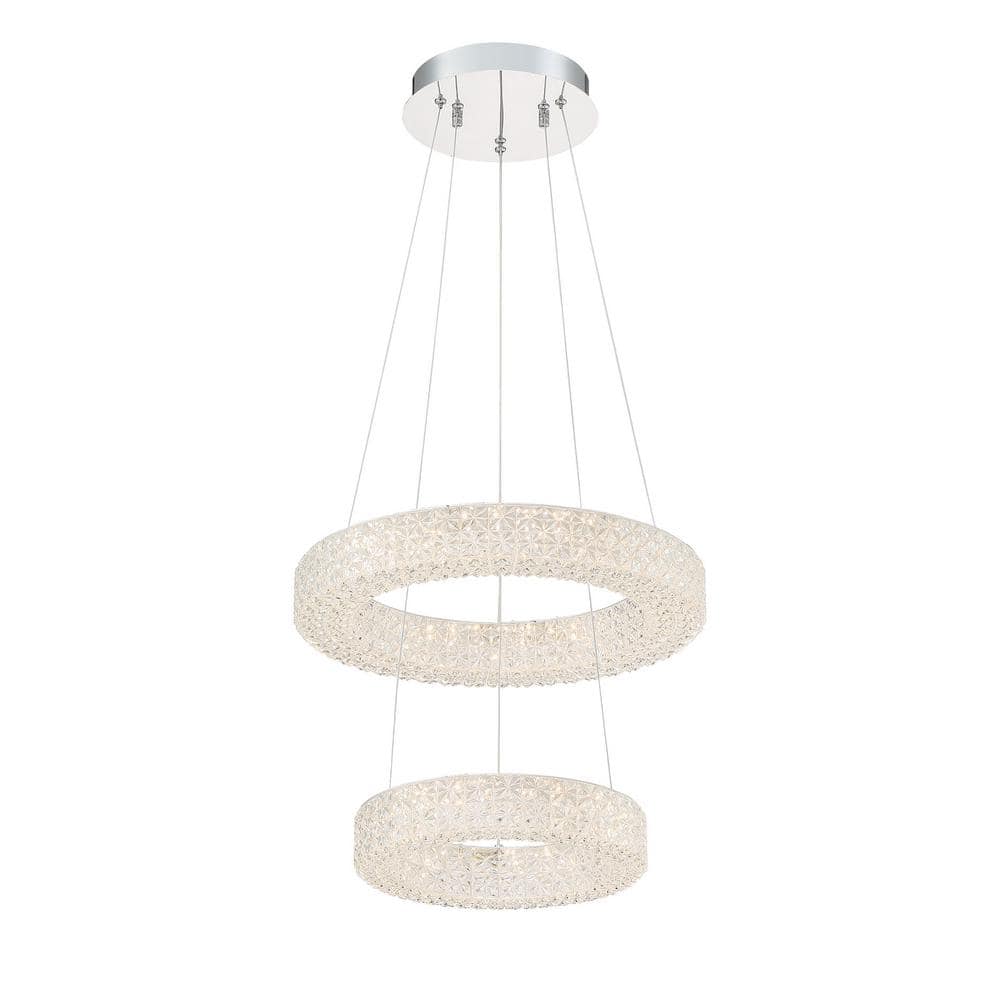 150-Watt Equivalence Integrated LED Chrome Pendant price history on PriceWatchPro