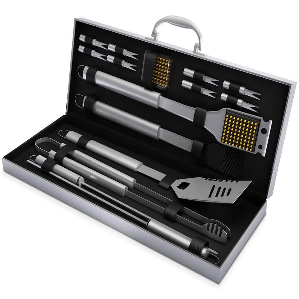 Grilliance 26pcs Kit d'accessoires pour Barbecue Professionnel