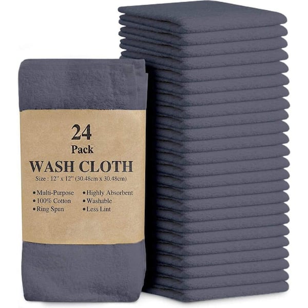 Fine wash cloth size 12X 12 2 pack 100% COTTON WASHCLOTHS