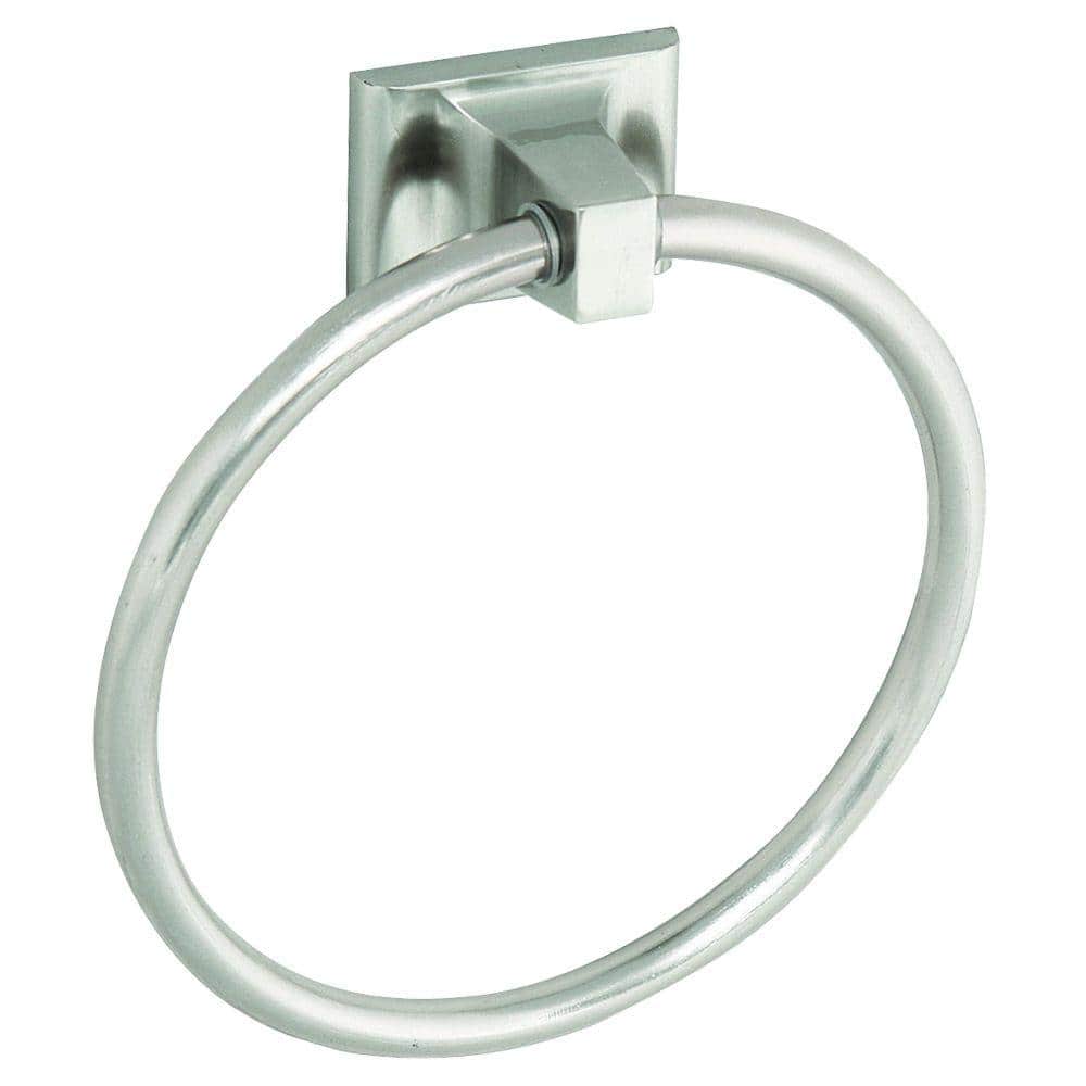 Design House Millbridge Towel Ring in Satin Nickel 539163 The Home Depot