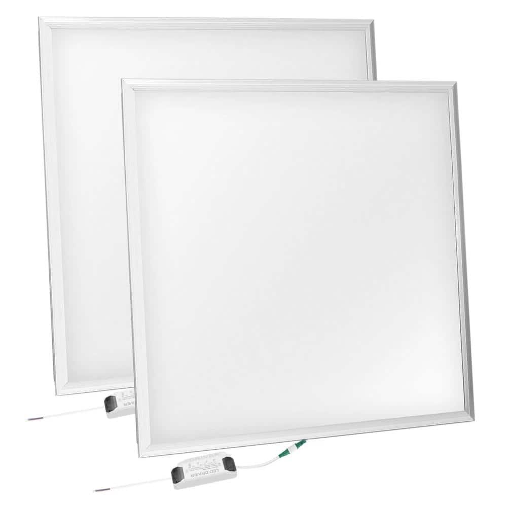 48W 2x2FT LED Panel Light 4800LM 7500K Ceiling Troffer 150W Equivalent Recessed Edge-Lit price history on PriceWatchPro