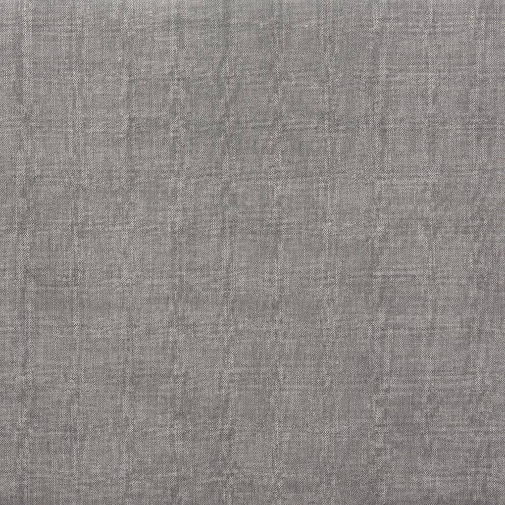 Gray Faux Leather Armless Sleeper Sofa with Metal Legs
