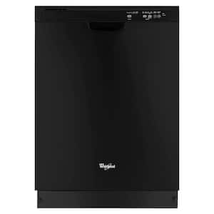 24 in. Black Front Control Built-in Tall Tub Dishwasher with 1-Hour Wash Cycle, 55 dBA