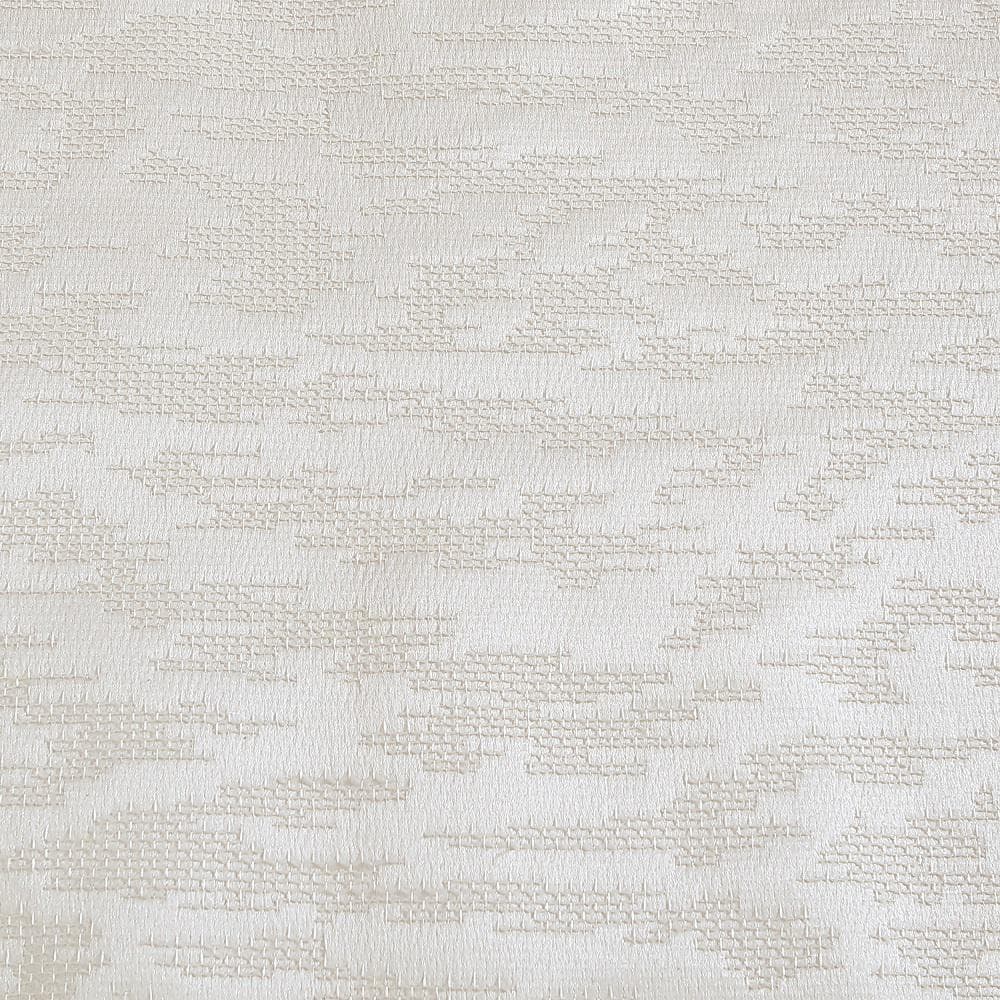 Ivory Abstract Stitching King Duvet Cover Set