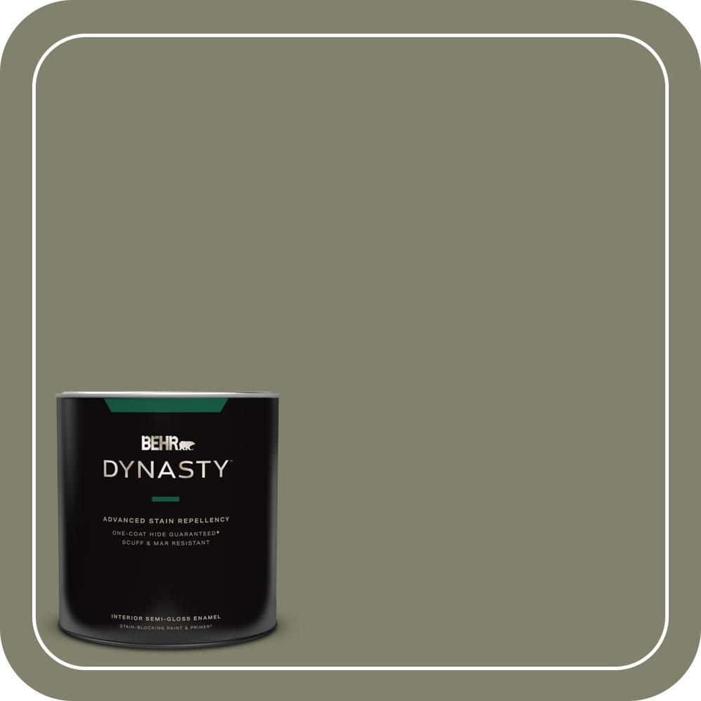 1 qt. #PPU10-18 Lizard Green Semi-Gloss Enamel Interior Stain-Blocking Paint and Primer price history on PriceWatchPro