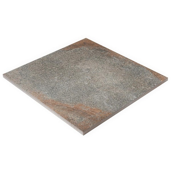 Ivy Hill Tile Dominion Iron Gray 4 in. x 0.35 in. Matte Limestone Look Porcelain Floor and Wall Tile Sample