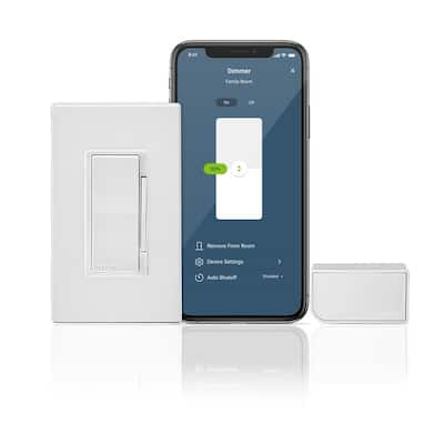 Leviton Decora White WiFi Smart Dimmer Switch w/Remote Control & Smart Bridge 1 pk