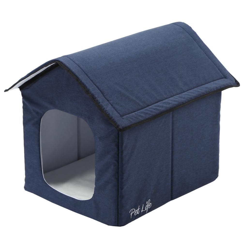 Small Navy Electronic Heating and Cooling Pet House