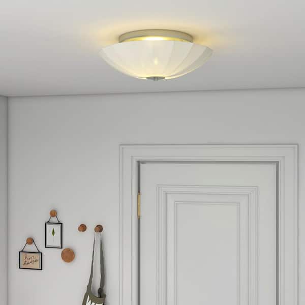 Reviews for Dawn 17.8 in. 2-Light Ceiling Fixture Paint