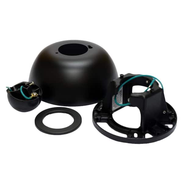 Black 1 in. Sloped Ceiling Kit - Wet Rated