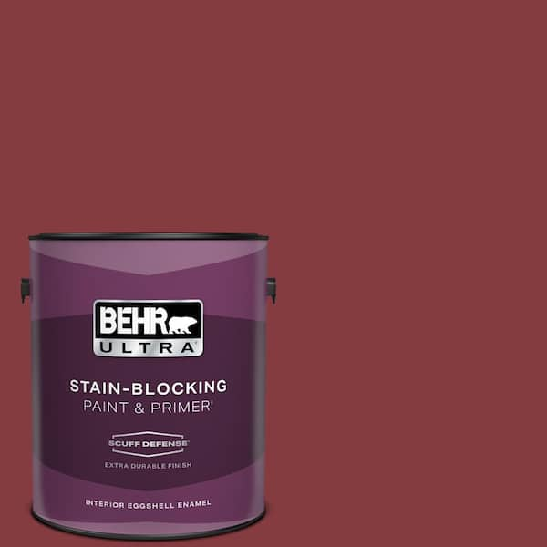 BEHR ULTRA 1 gal. #M140-7 Dark Crimson Extra Durable Eggshell Enamel Interior Paint & Primer