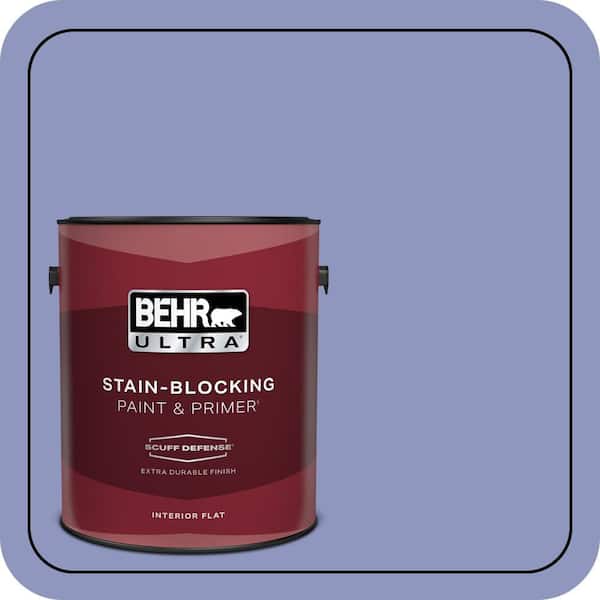 BEHR ULTRA 1 gal. #610B-4 Intuitive Extra Durable Flat Interior Paint & Primer