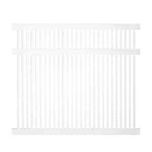 Williamsport 5 ft. H x 6 ft. W White Vinyl Pool Fence Panel