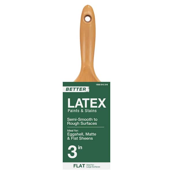 Better 3 in. Polyester Flat Cut General Purpose Paint Brush