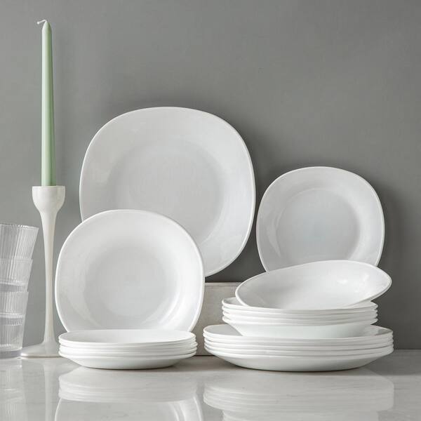 MALACASA Serena Porcelain China Dinnerware Set - Service for 12 & Reviews