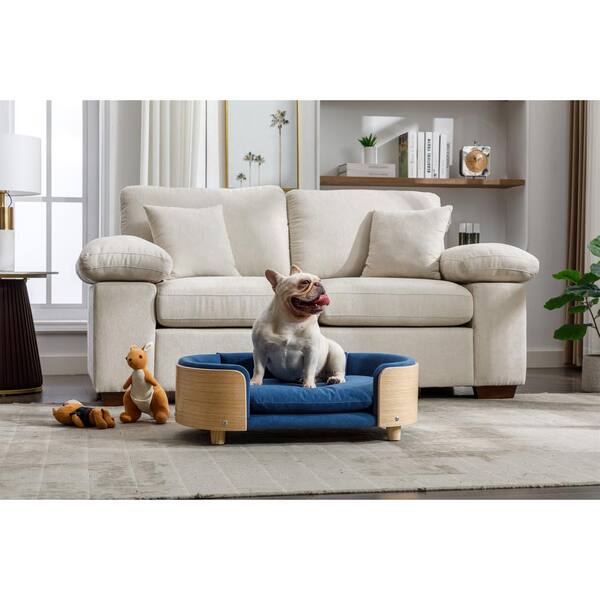 Elevated hot sale dog sofa