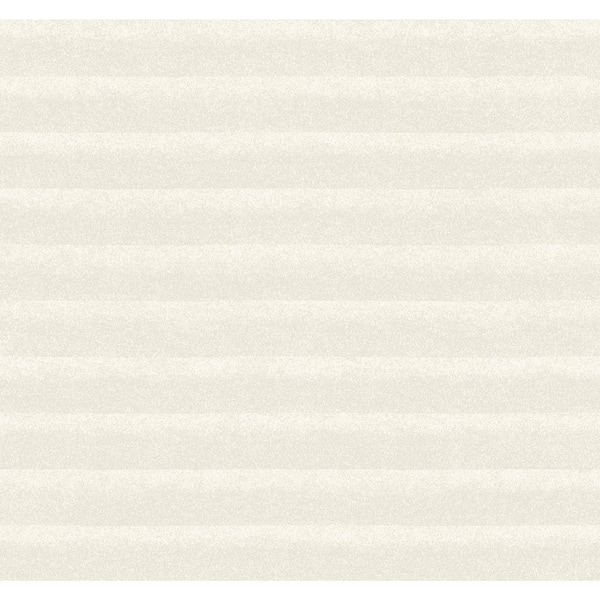 York Wallcoverings White and Platinum Dunes Paper Unpasted Matte Wallpaper (27 in. x 27 ft.)