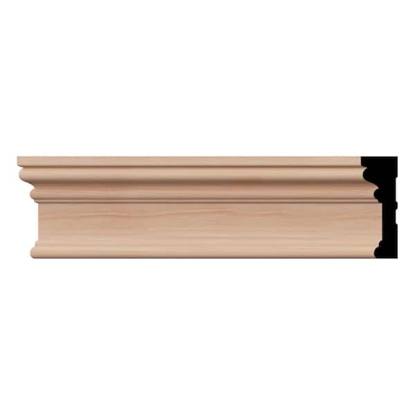 BRB3 0.69 in. D x 2.25 in. W x 96 in. L Wood (Cherry) Baby Howe Casing Moulding