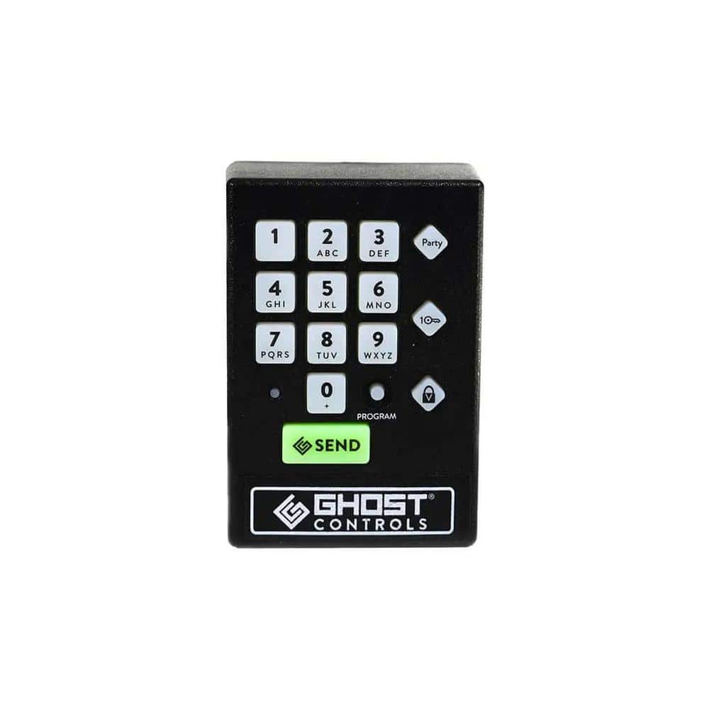 Ghost Controls Driveway Gate Opener Accessories: Keyboard Mounting Pedestal for Easy Access, Includes Hardware