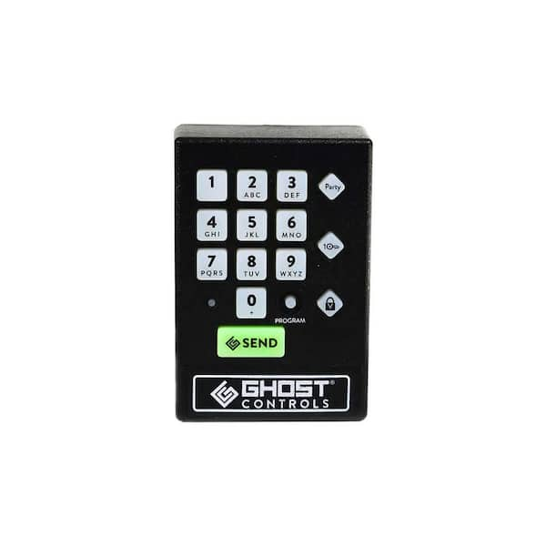 GHOST CONTROLS Premium Weather Resistant Wireless Keypad for Automatic Gate Openers