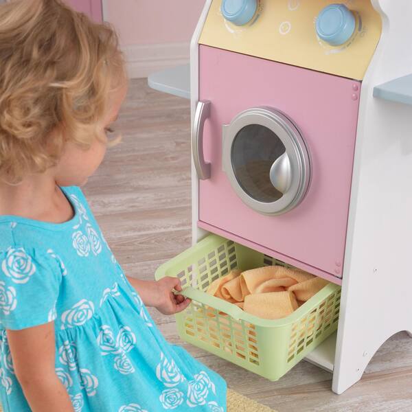 Children Play Laundry Kids Set Clothes Stand Role Play Set