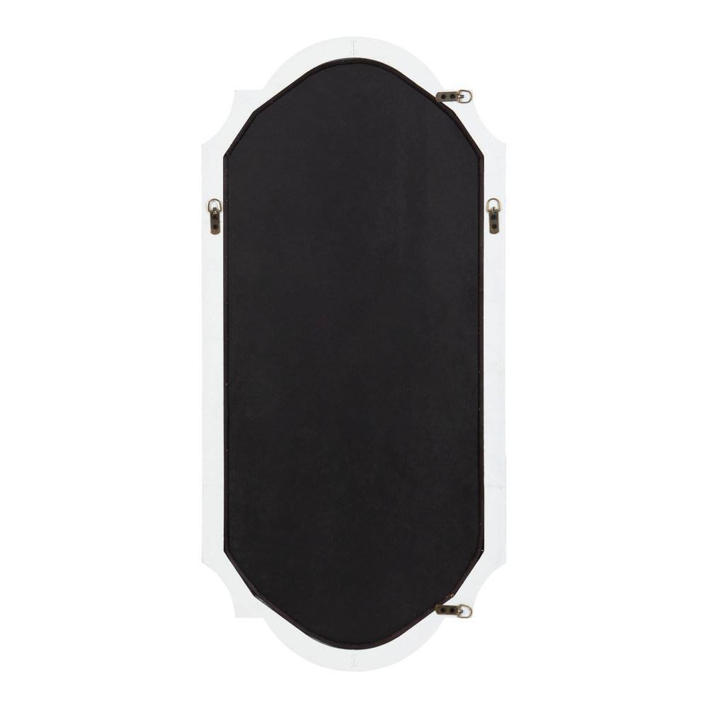 Fairbourne Rustic Gray Full-Length Rectangular Wood Wall Mirror