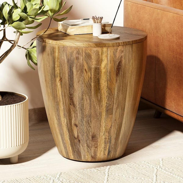 Poly and Bark Goa Side Table in Natural