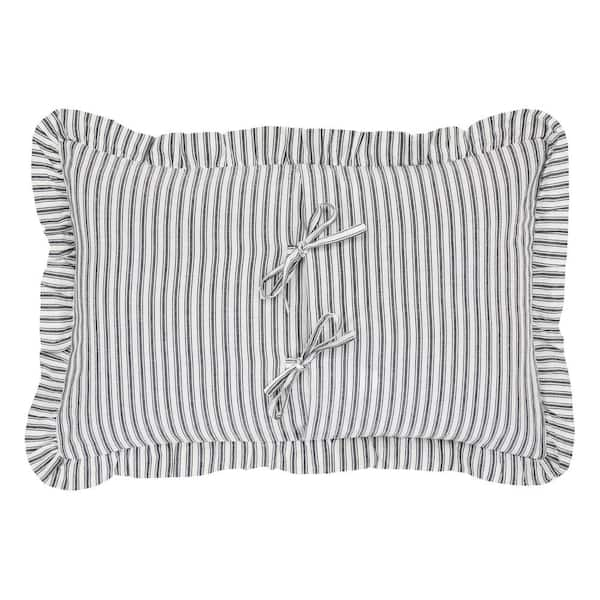 Ticking stripe 2025 throw pillows