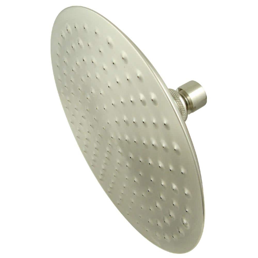 1-Spray 7.8 in. Single Wall Mount Fixed Rain Shower Head in Brushed Nickel price history on PriceWatchPro