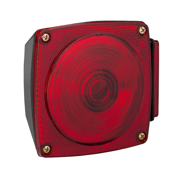 80 in. Under 6-Function Curbside Red Rear Trailer Light