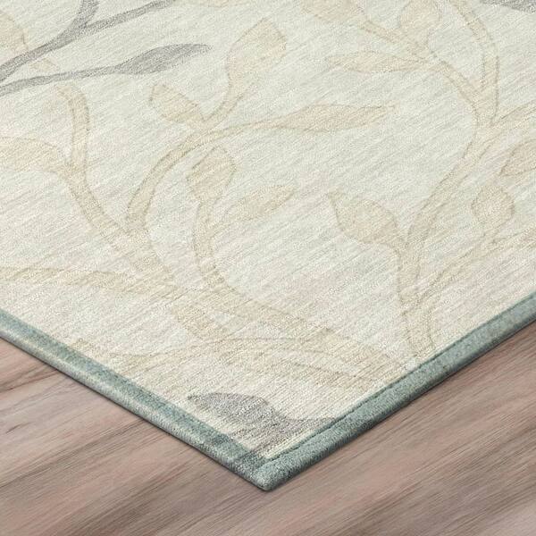 Chantille Machine Washable Indoor/Outdoor Abstract ACN3024 Pearl 9 ft. x 12 ft. Area Rug