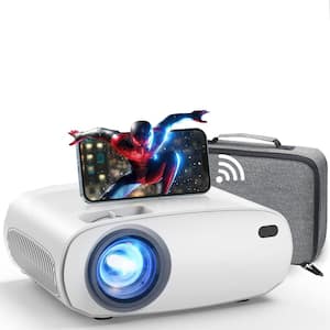 1920 x 1080 Full HD LED Projector with 9500-Lumens and Carry Bag Home Video Projector for TV Stick/PS4/Android/iOS