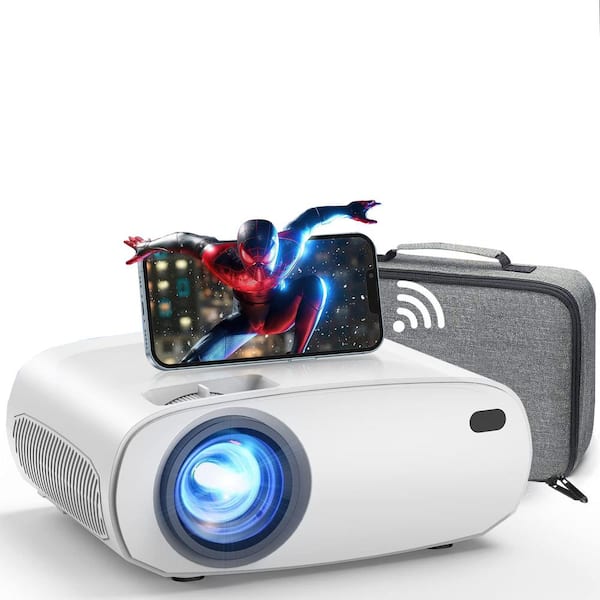 WiFi Mini Projector, 4K Mini Projector 1080P Portable 5G Projector for  Phone iOS/Android/Laptop/TV Stick