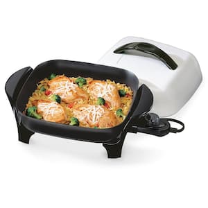 Dome-Cover Electric Skillet