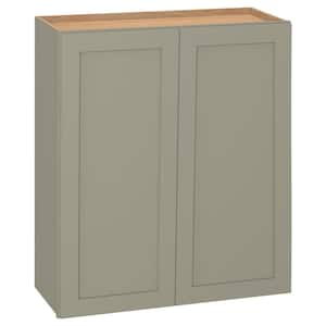 Westfield Dusk Gray Shaker Stock Assembled Wall Kitchen Cabinet (30 in. W x 12 in. D x 36 in. H)