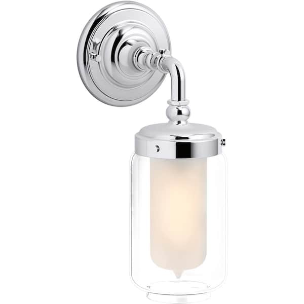 KOHLER Artifacts Polished Chrome Single Wall Sconce K-72584-CP - The ...