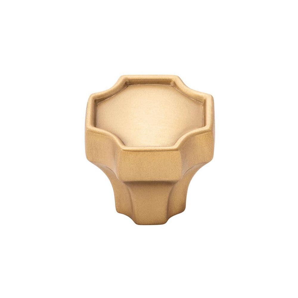 Monarch Collection Knob 1-1/4 Inch x 1-1/4 Inch Brushed Golden Brass Square Cabinet Knob price history on PriceWatchPro