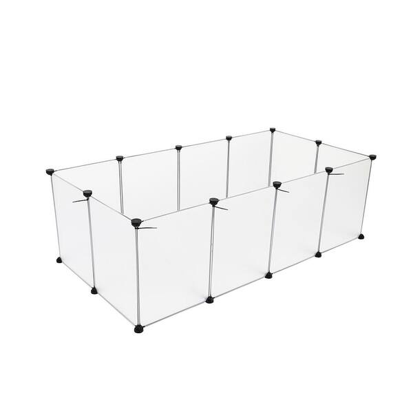 SMONTER Stackable Dog Crates with Divider-Heavy Duty Dog Kennels and Crates for Small Medium and Large Dogs, 38in, Silver