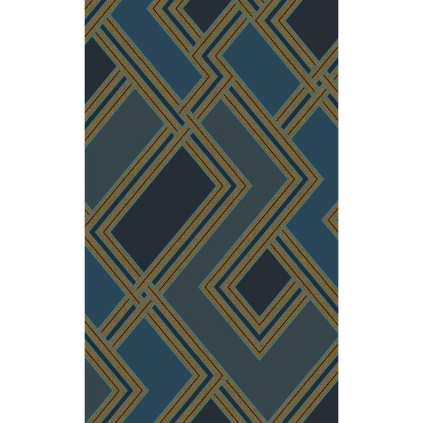 Walls Republic Lt. Blue Abstract Print Non Woven Paper Non Pasted Textured Wallpaper 57 Sq. Ft.