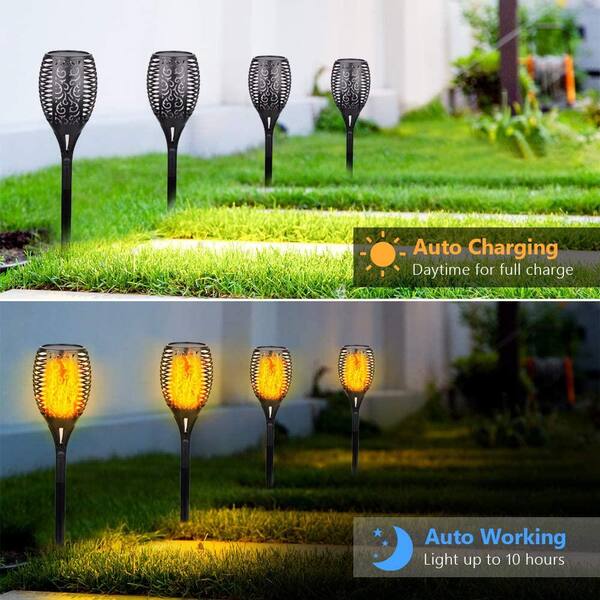 solar path torch lights