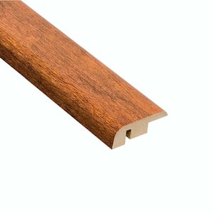 High Gloss Pacific Cherry 12.7 mm Thick x 1-1/4 in. Wide x 94 in. Length Laminate Carpet Reducer Molding